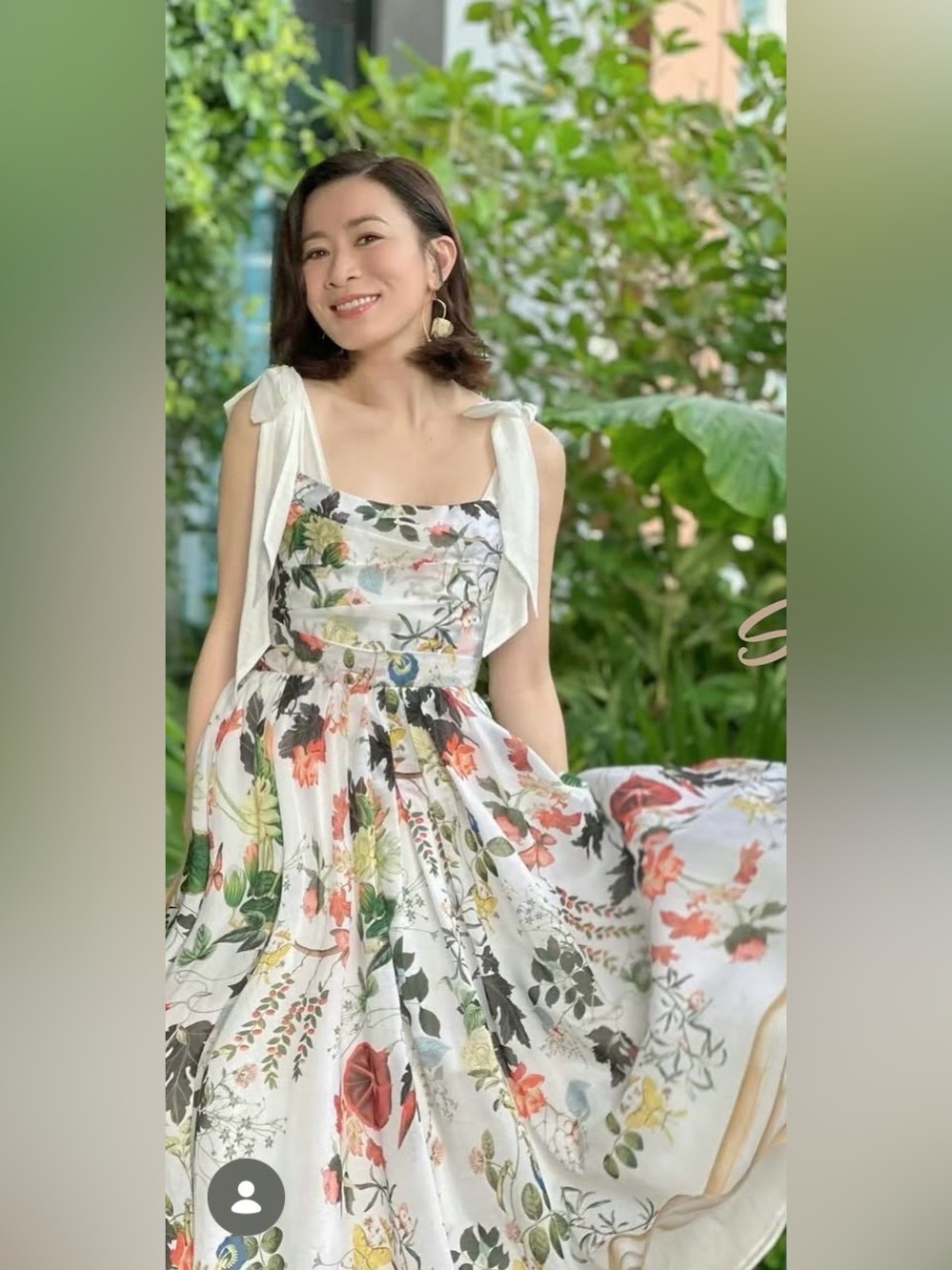 NWOT Alice + Olivia Haven Corset Flared Floral Print Midi Dress. Size 10/M - Picture 5 of 16